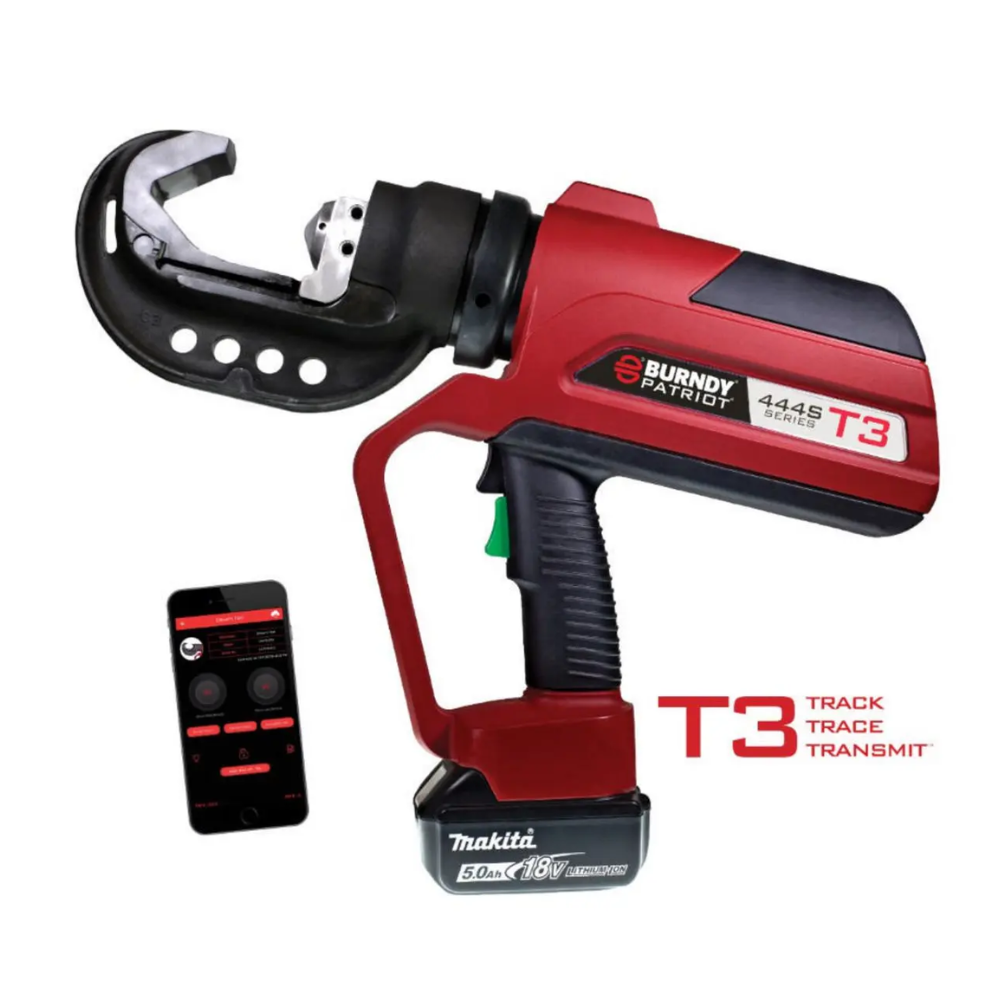 Burndy 1-Ton Dieless Battery Crimper from Columbia Safety